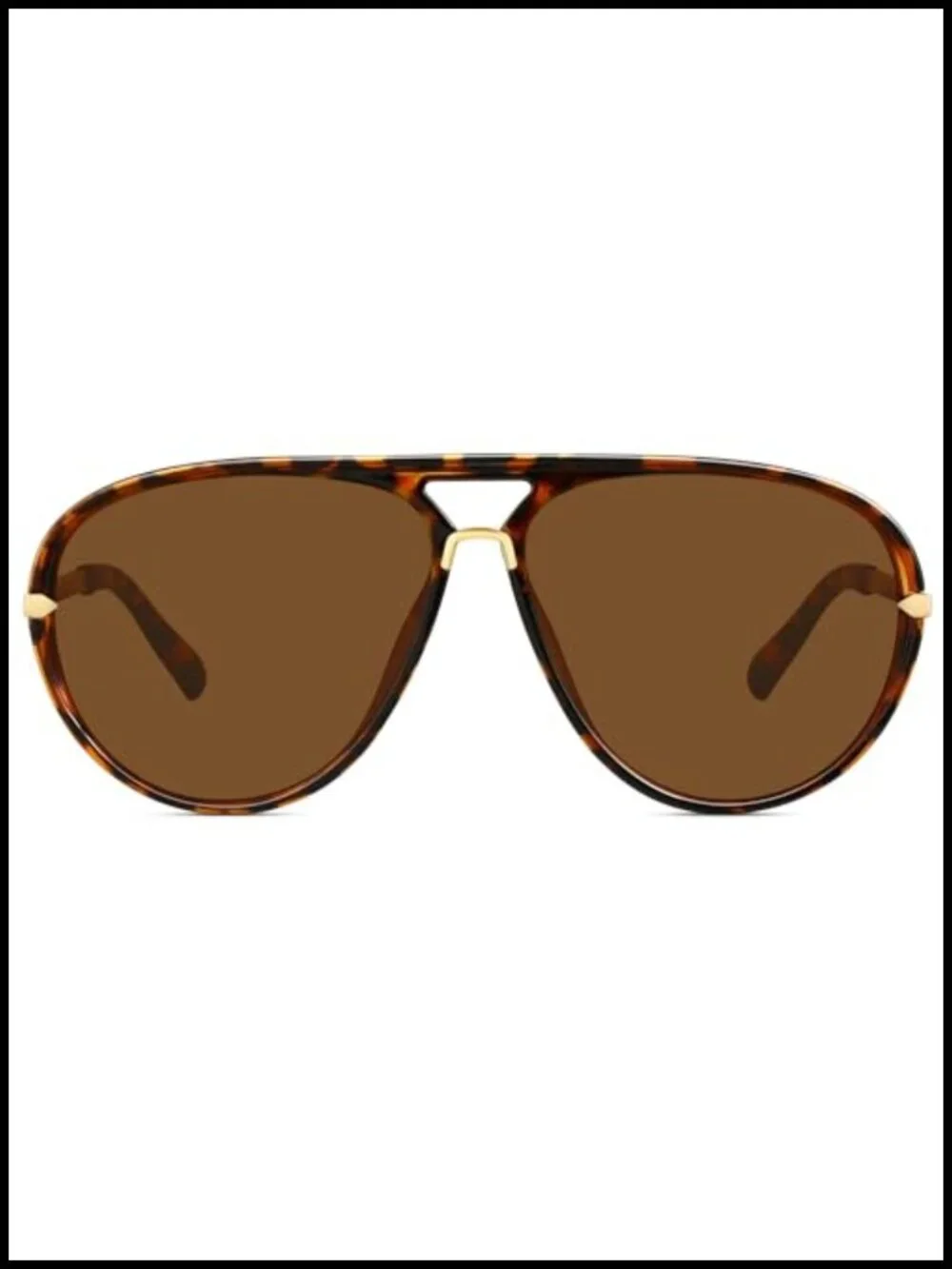 Oversized Aviator Sunglasses Women Retro Y2K UV400 Driving Shades